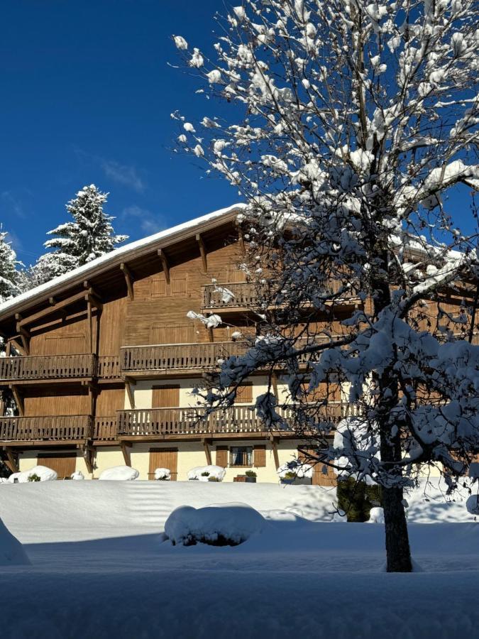 Chalet Le Repaire Proche Piste Megève Exteriör bild