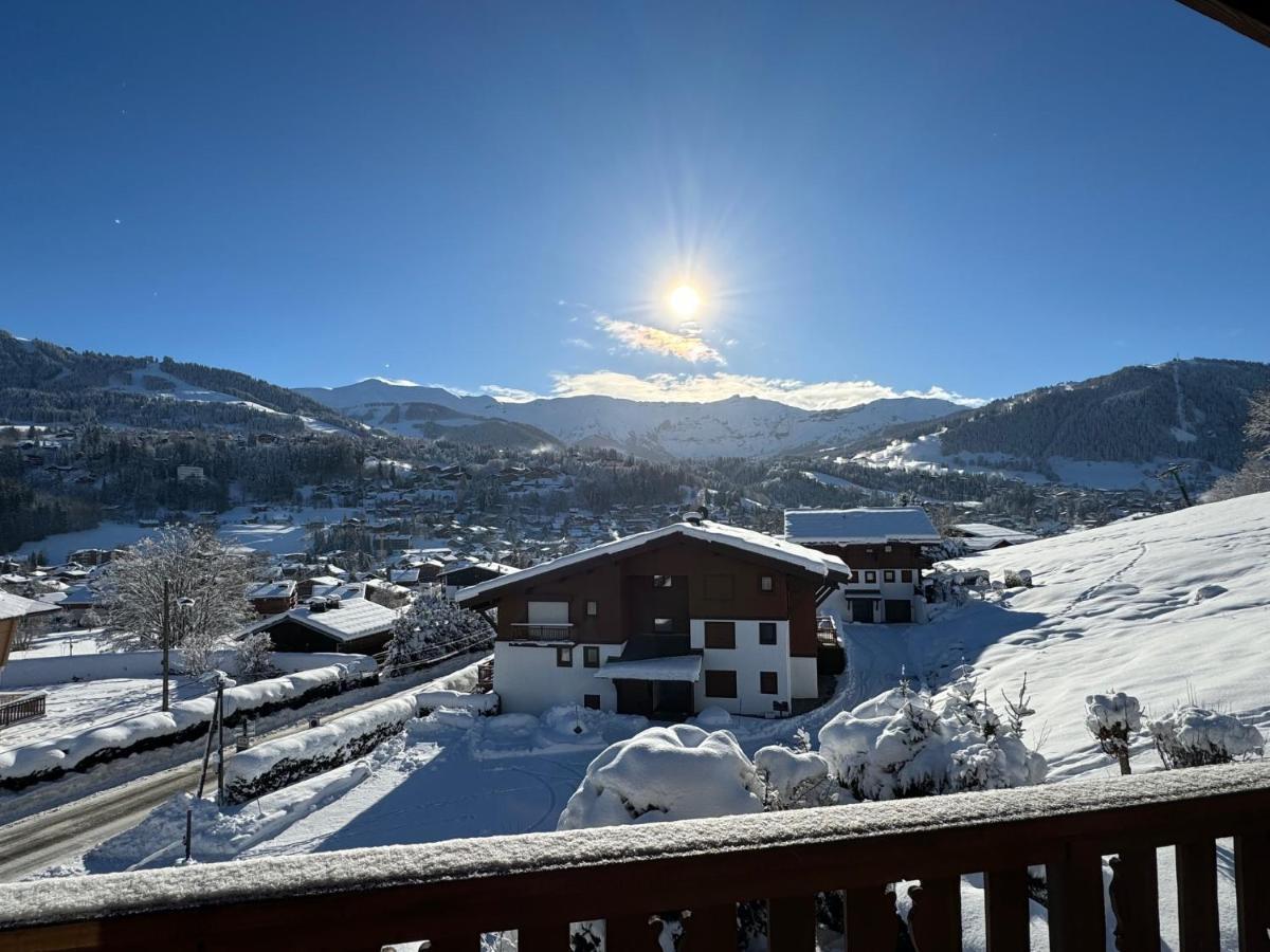 Chalet Le Repaire Proche Piste Megève Exteriör bild