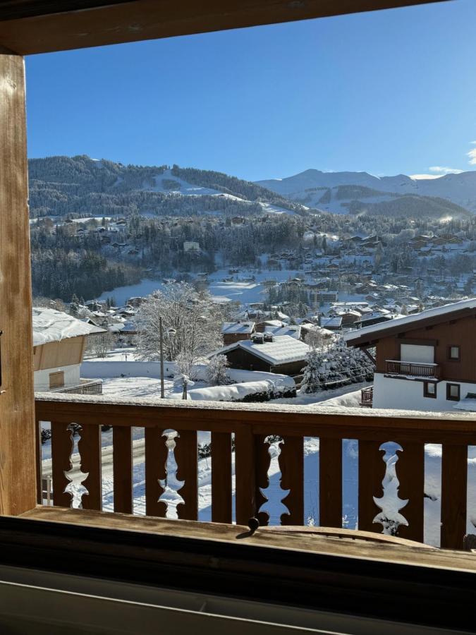 Chalet Le Repaire Proche Piste Megève Exteriör bild
