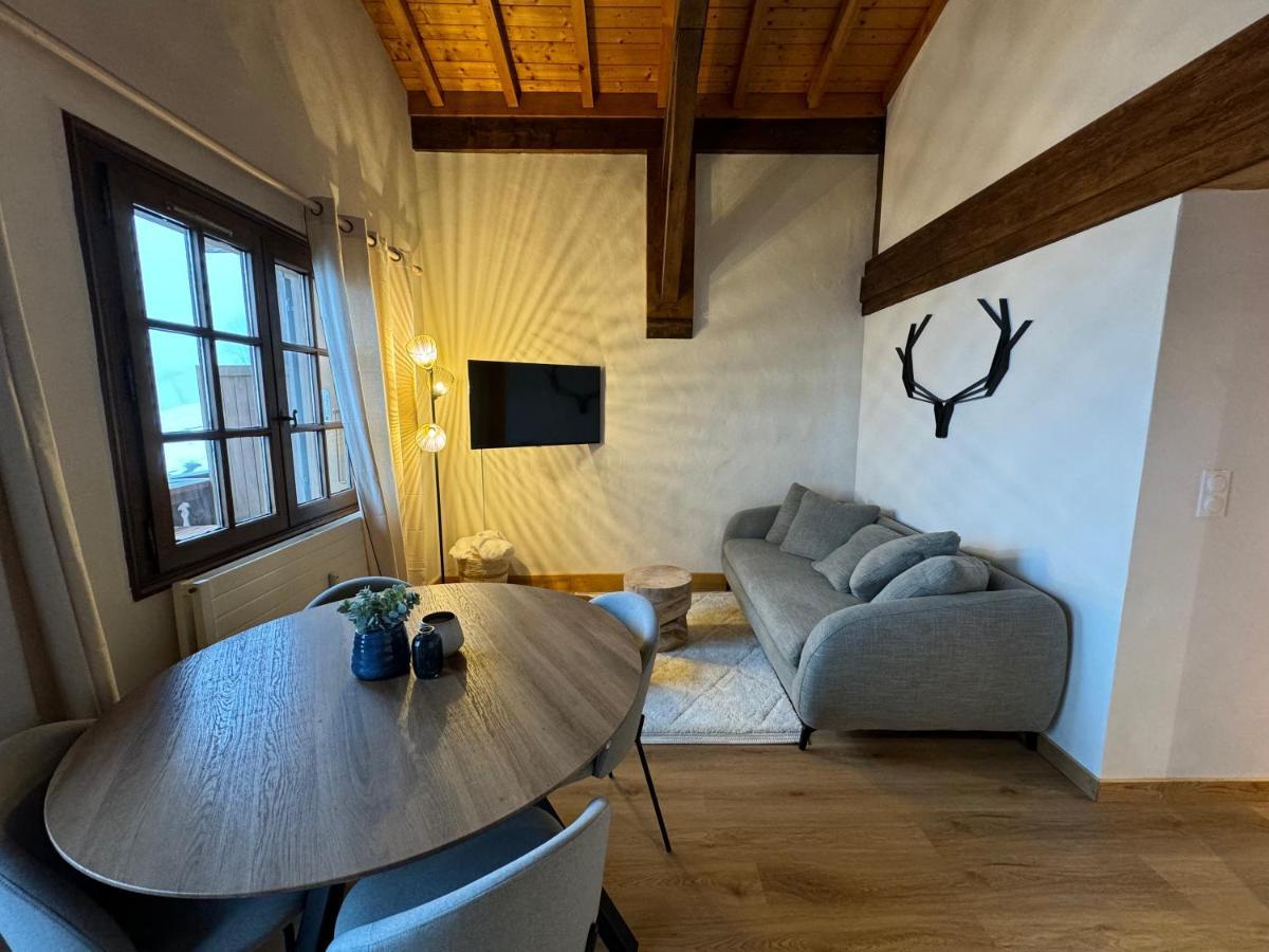 Chalet Le Repaire Proche Piste Megève Exteriör bild