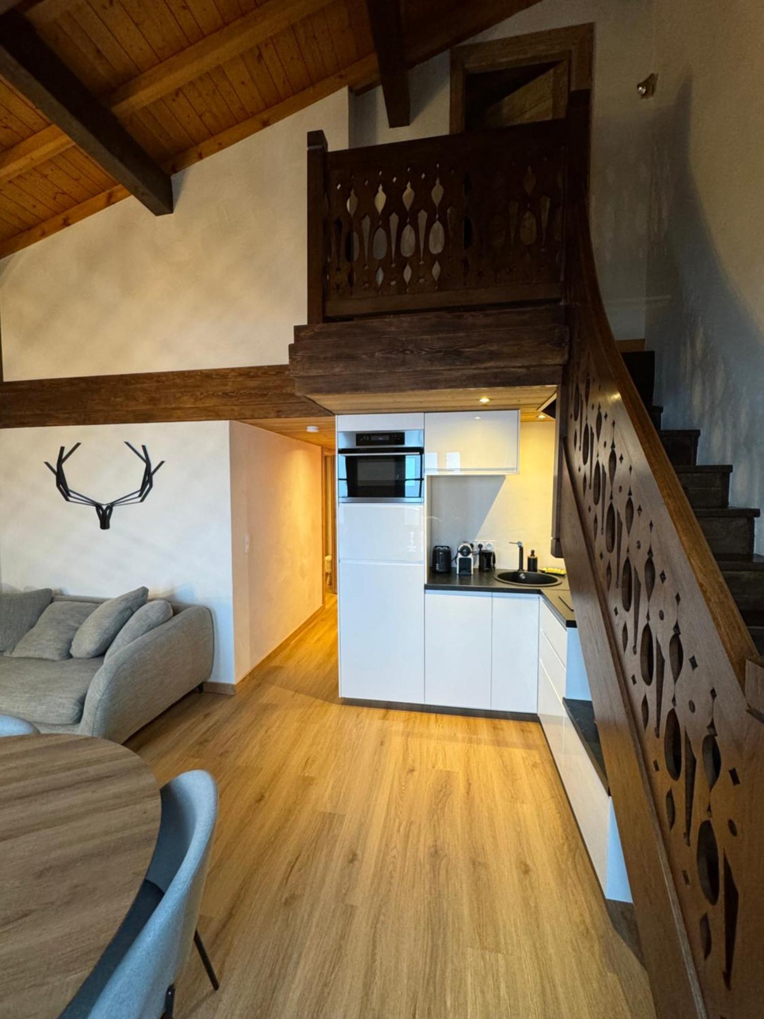 Chalet Le Repaire Proche Piste Megève Exteriör bild