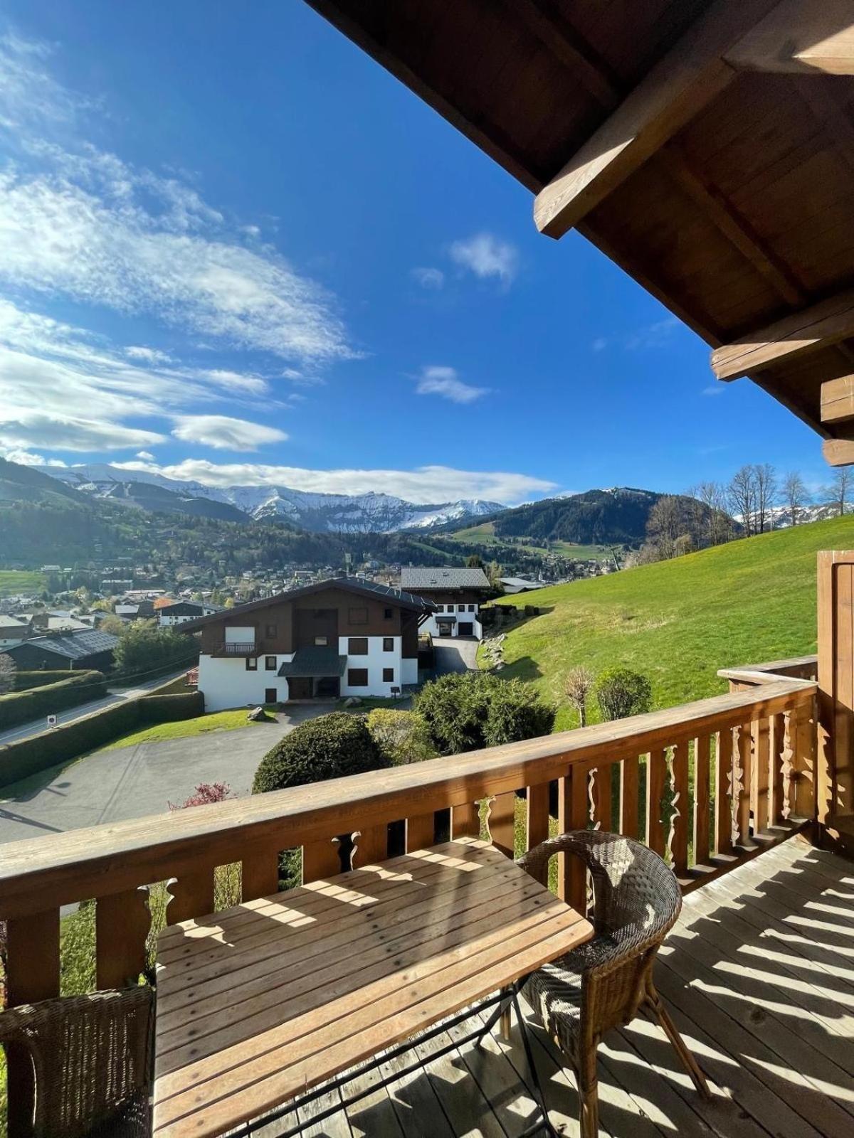 Chalet Le Repaire Proche Piste Megève Exteriör bild